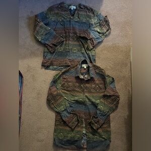 Cabela's Tribal Pattern Shirts - M & S